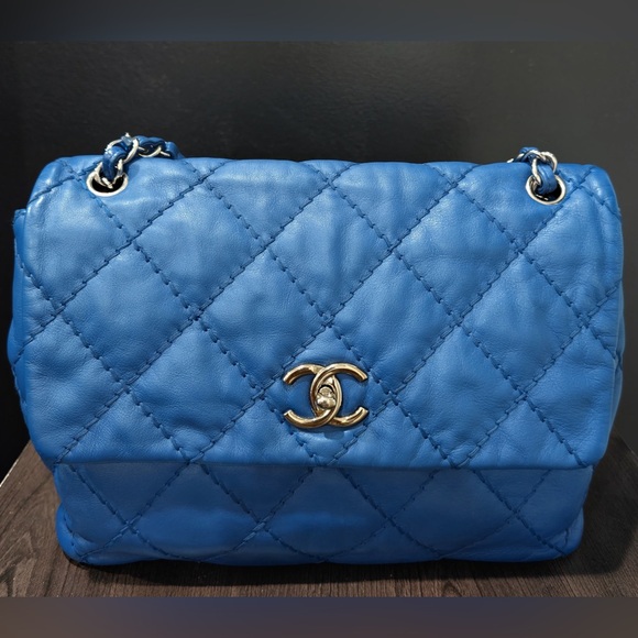 Handbags - Chanel Blue Quilted Leather Bag